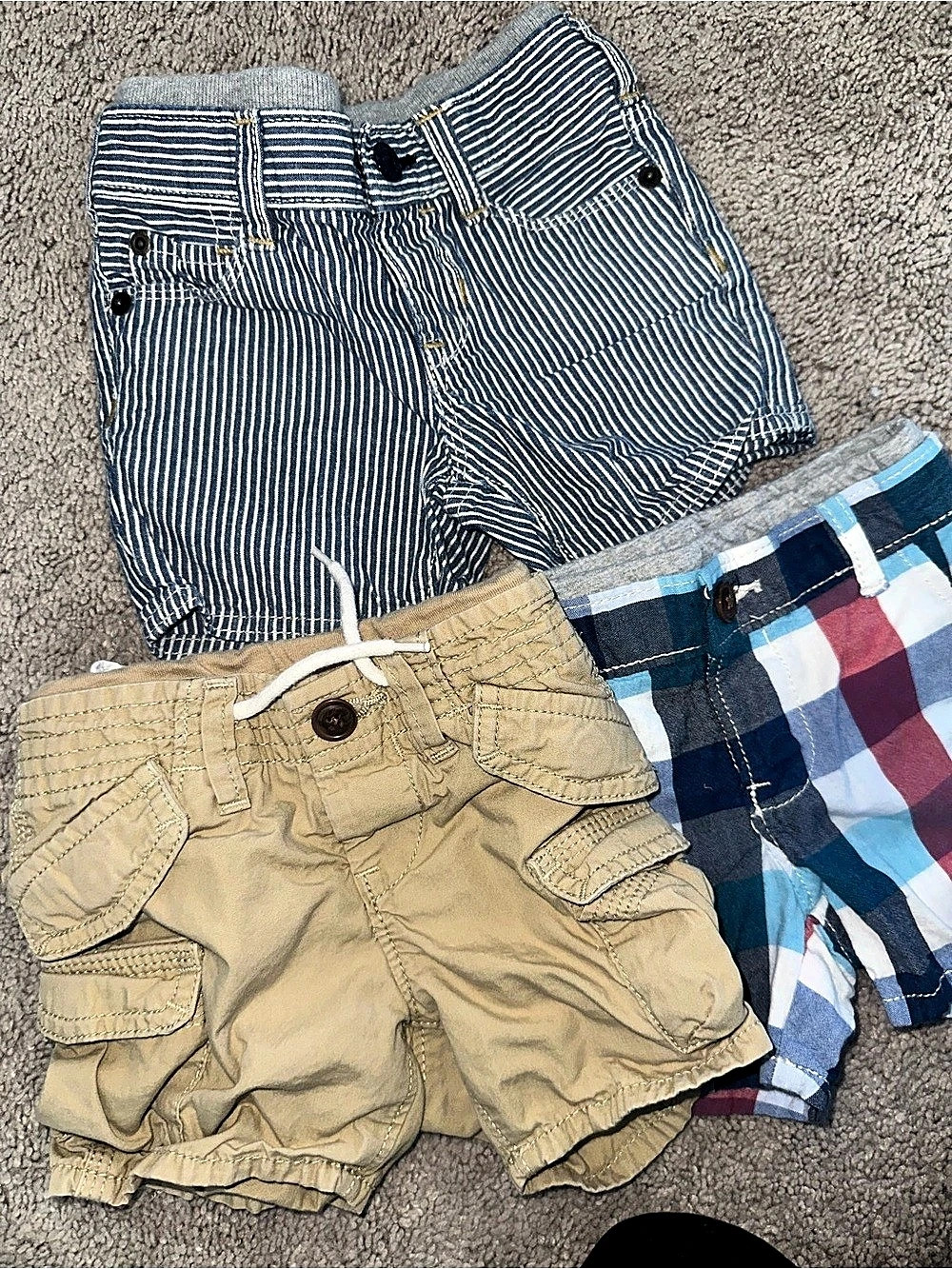 babyGap Baby boy Shorts 3-Pack Baby 6-12M